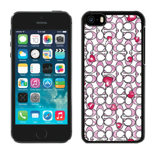 Coach Love Logo Pink iPhone 5C Cases DQQ - Click Image to Close